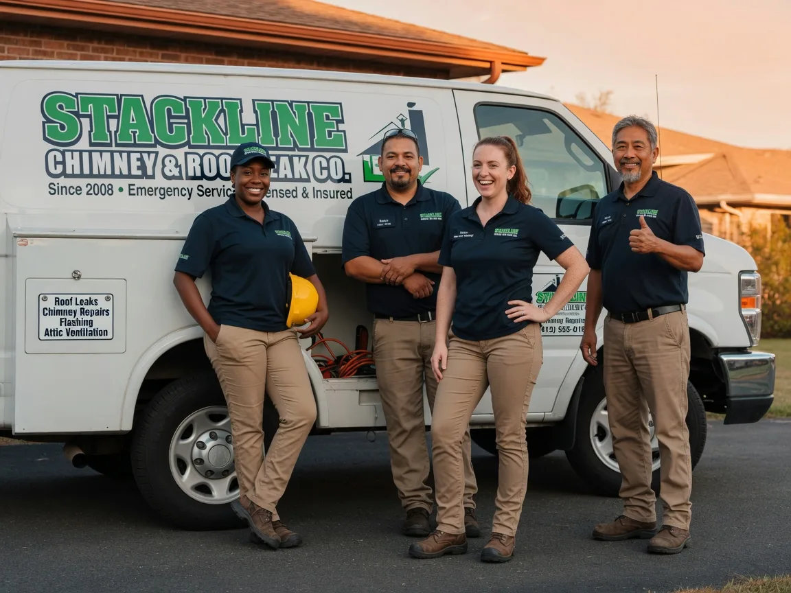 Chimney flashing repair company in Anderson, TX